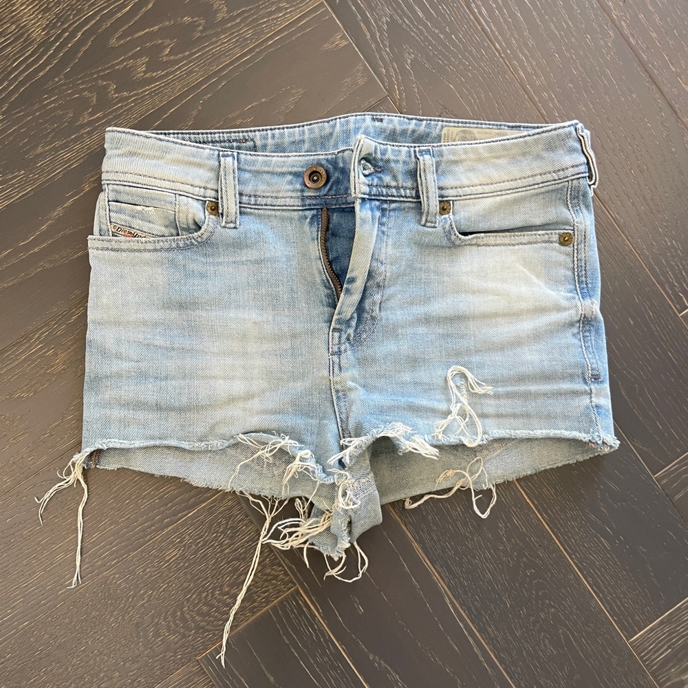 Diesel Light Blue Reenshort Jeans